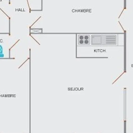 Appartement Appt Renove 3 Pieces, 6 Couchages, Proche Centre, Ascenseur, Lave-vaisselle, Lave-linge - Fr-1-241-35